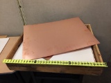 Rogers Polyflon Circuit Board Material / Copper Sheets 68.1lbs 32 x 24