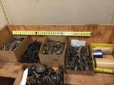 Assorted Aviation Tools / Nut Plate Jigs / Pins / Tools / Bits / Sanding Disc