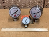 Anderson Pharmaceutical Pressure Gauges & Mars Pressure Gauge - 3pcs