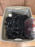 Bin Full of 120V Generic Power Cords - 120+pcs NEW