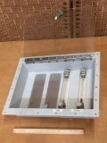 4 Slots Plastic Panel w/ 2 Influx Lab / Industrial Flow Meters