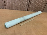 Green / Beige Vinyl Mat / Roll