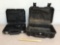 Heavy duty carry cases with handles ONE Lot of 2