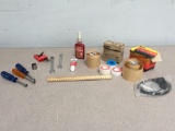 Mixed Tools / Nut Screwdrivers / Loctite / Mining Tape / Rubber Mastic Tape / PTFE Tape / Allen