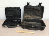 Heavy duty carry cases with handles ONE Lot of 2