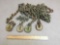 Coil Proof Cargo Binding Chain w/ Bent Columbus Mckinnon CM Hook 14,100lbs - 4 9' chains