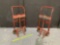 Rol-A-Lift M-2 Movers Lift Pallet Jack / Machine Dollies 1000lbs - 2pcs