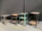 Assorted Steel / Utility / Library / Projection Rolling Carts - 4pcs