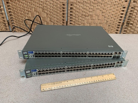 HP ProCurve Switch 2640 J4899C 48 Ports & 2 GBIC RackMountable Switch - 2pcs