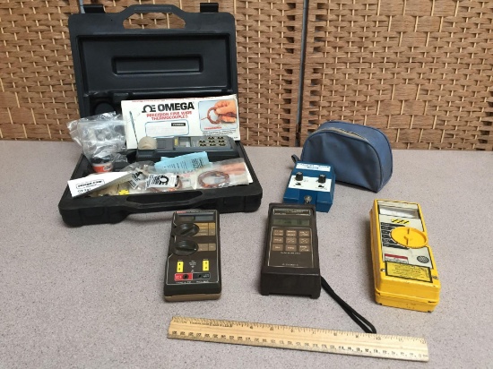 Omega Thermocouple Kit / Sodium Analyzer / Radiaton Meter