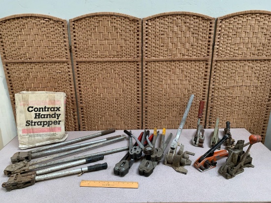 Steel Banding / Strapping Tools / Tensioner / Crimpers & Contrax Handy Strapper