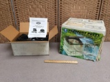 Passport Potty Portable Outdoor Toilet & Zodi Battery Powered Solar Shower / Hand Washer