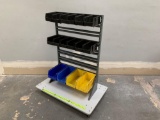 Akro-Mils Rolling Mobile Bin Storage Rack