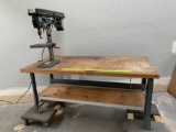 Palmgren 80341 / 34in Radial Arm Drill Press w/ WorkBench