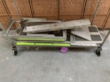 Assorted Aluminum Parts / C Beam 47 x 6 x 2 / Plates 1/2 x 16 x 19 / CPI Chatsworth Rack Bases