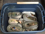 Bin Full of Heavy Duty Ratchet Straps