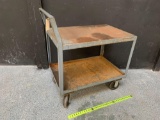 Meco Omaha Steel Rolling Cart / Shelf Truck / Stock Cart 38 x 24 x 42