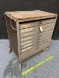 Rolling Steel Storage Tools Cabinet w/ 8 Drawers