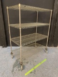 Metro Super Erecta Shelf / Steel Rolling Rack 48x24x62