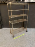Metro Style Steel Rolling Rack 48x18x80
