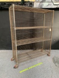 Steel Rolling Cart 61x21x77