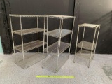 Metro Super Erecta NSF Racks - NO WHEELS - 3pcs