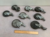 Assorted Metro Cart Wheels - 8pcs