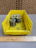 Bin Full of Assorted Solder Rolls
