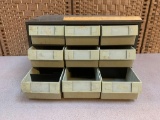 9 Bin / Drawer Steel Storage Cabinet