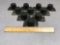 Mason NDB Black Rubber Floor Mount Vibration Isolators - 10pcs