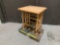 Custom Butcher Block Table / Bench with Steel Base 36 x 36 x 46.5