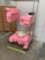 Anti-Static Packing Pink Foam Beams & Uline Packing Peanuts Dispenser