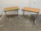 Virco Text Series Adjustable Desks - 2pcs