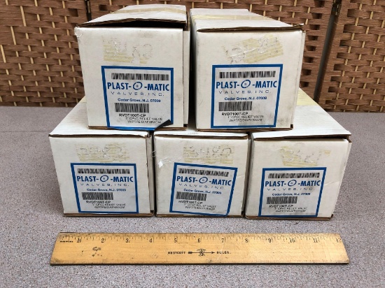 Plastomatic RVDT100T-CP 1" RVDT Series CPVC Pressure Relief Valves - 5pcs NEW