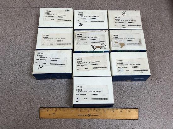 Swagelok Brass Male B-810-1-OR 1/2" OD- 3/4" O-Seal Tube Fitting LOT - 98pcs