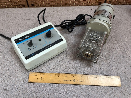 Cole Parmer 7553-70 7553-71 MasterFlex Peristaltic Pump w/ Speed Control 2 Heads