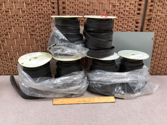 IPOTEC Silicone Rubber Coated Glassfiber Sleeving / Tubing 7/8in AWG Black - 6rolls