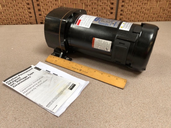 Dayton 6Z417B Permanent Magnet DC Gearmotor 90VDC 90RPM