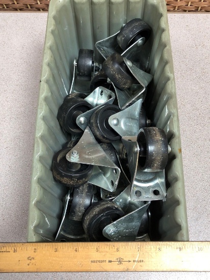 Shepherd Fixed Rubber Caster Wheels
