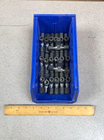Parker Stainless Steel 316 Threaded Hydraulic Tee / T Fittings
