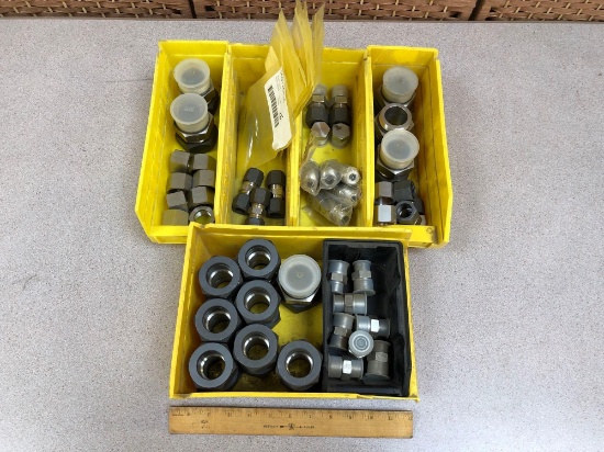 Assorted Hydraulic Fittings
