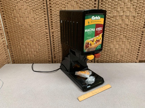 Gehl HotTop 2 Nacho Cheese / Chili Sauce Dual Dispenser