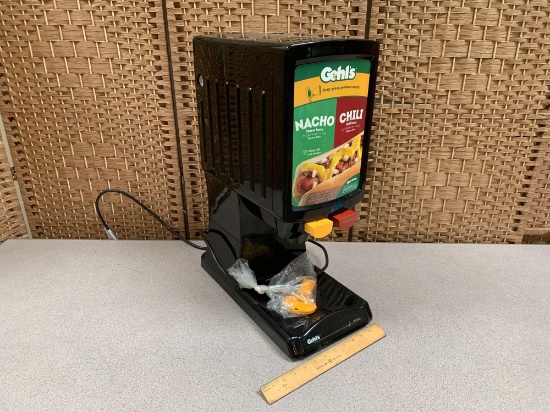 Gehl HotTop 2 Nacho Cheese / Chili Sauce Dual Dispenser