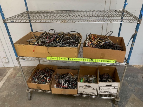 Assorted Cables / Power / Video / BNC / Test Cables / SATA / Serial / USB / Banana