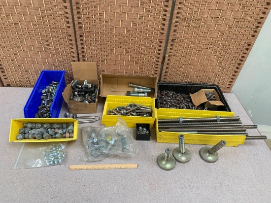 Assorted Hardware / Bolts / Nuts / Security Pins / Springs / Legs Screws