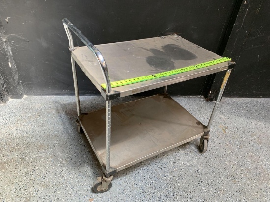 Metro Style Steel Rolling Cart 35.7x24x31.5