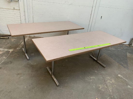Heavy Duty Foldable Tables 72x30x29 - 2pcs