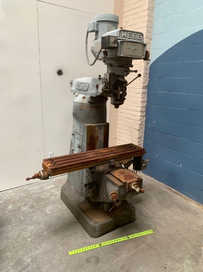WEBB Mill with Power Feed