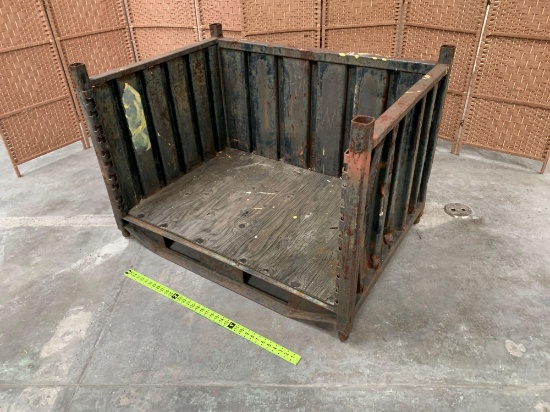 Metal Pallet Container Scrap Bin