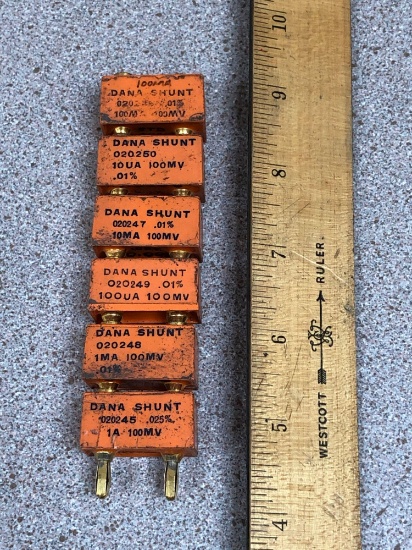 Dana Shunt / Current Shunt Resistors - 6pcs